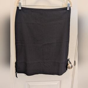 Rave 4 Real Black Pencil Skirt Size Large Vintage‎